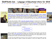 Tablet Screenshot of edofolks.com